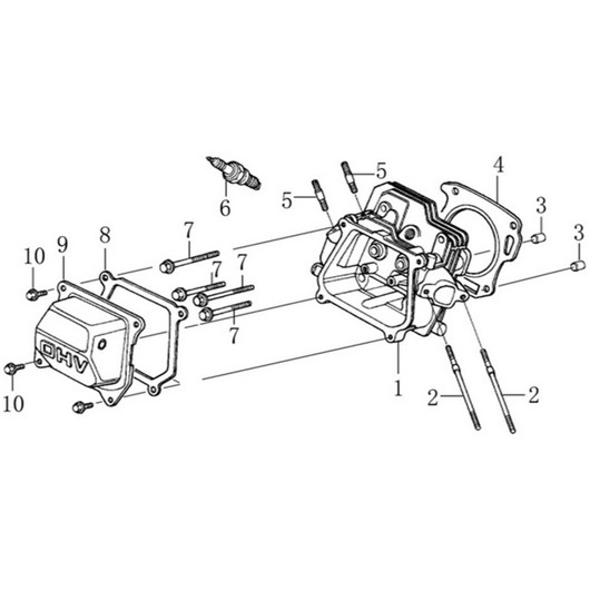 Головка цилиндра Champion PC1345RHH
